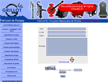 Tablet Screenshot of pompesgrillot.com